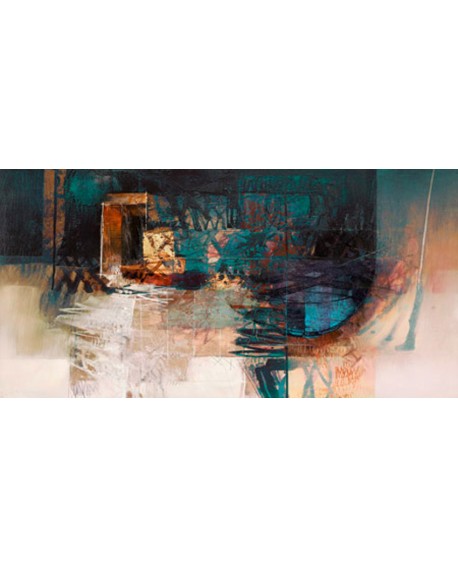 censini sueño tranquilo cuadro mural abstracto Cuadros Horizontales