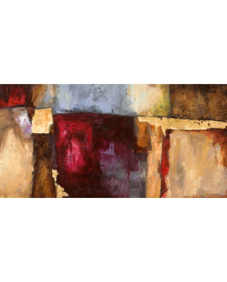 leonardo bacci cuadro mural abstracto rosa florentino Cuadros Horizontales