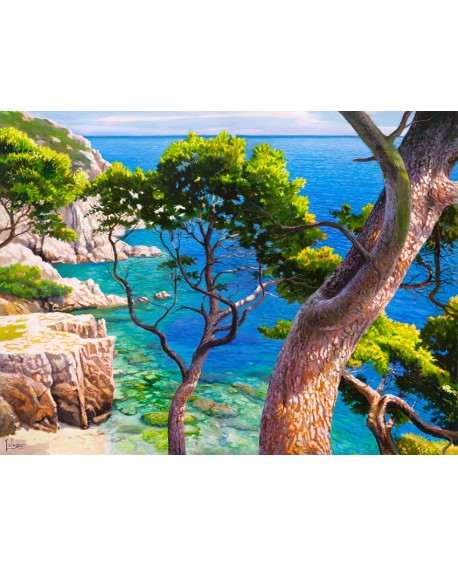 adriano galasso cuadro mural paisaje islas baleares Cuadros Horizontales