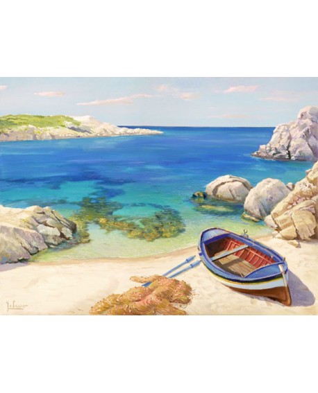 adriano galasso cuadro mural paisaje playa cerdeña Cuadros Horizontales