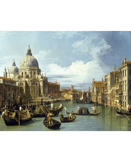 canaletto cuadro mural clasico paisaje canal de venezia