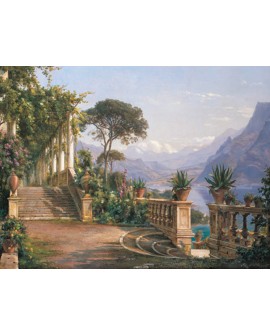 carl frederic cuadro mural paisaje clasico mirador Cuadros Horizontales