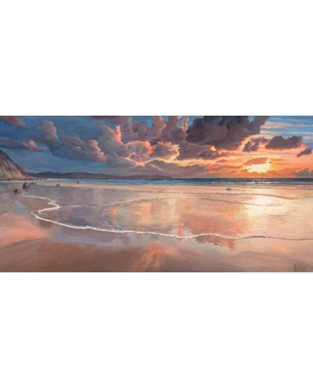 adriano galasso cuadro mural paisaje alba sobre el mar Cuadros Horizontales