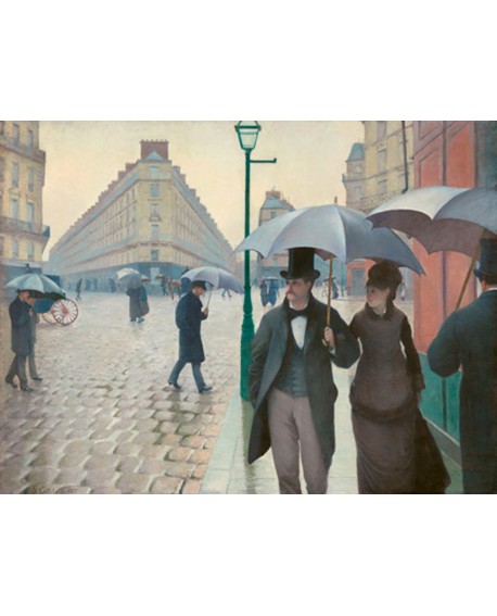 gustave caillebotte cuadro mural pareja en paris Home