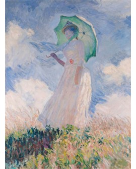 monet cuadro impresionista mujer con parasol Home
