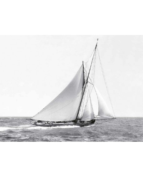 Fotografia clasica blanco y negro velero EN oceano 1910 Home