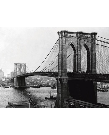 Fotografia clasica puente de brooklyn new york 1900 Home