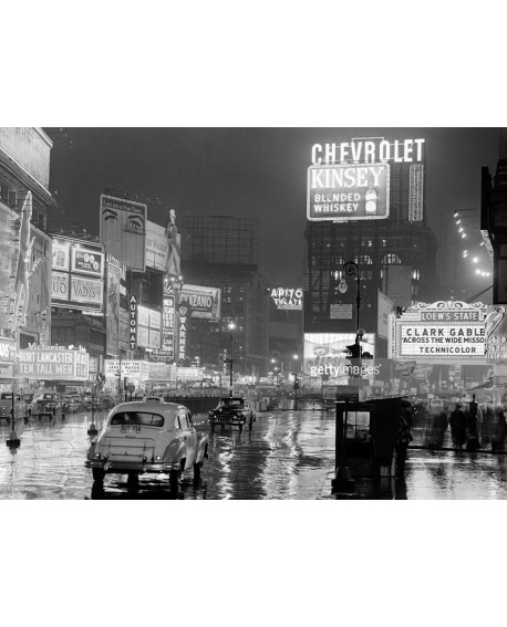 Fotografia clasica cuadro new york 1951 times square Home