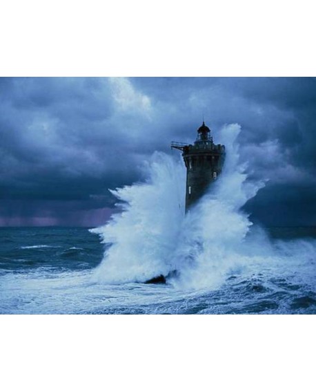 fotografia artistica gran ola en el faro de BRETAÑA Home