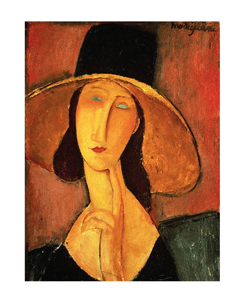 Más grande Alergia Ninguna modigliani retrato mujer impresionista con sombrero Descripción de ...
