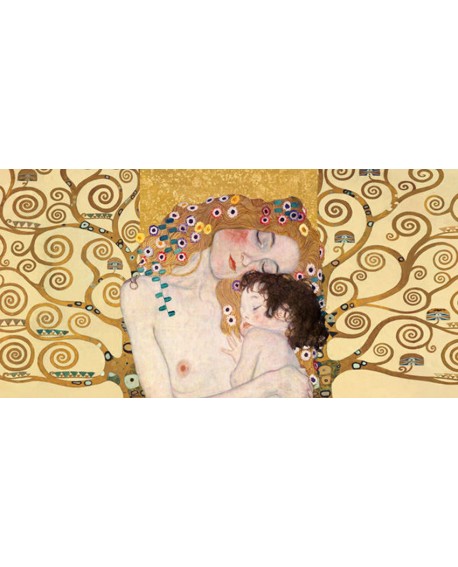 gustav klimt impresionismo panoramico madre y arbol Cuadros Horizontales