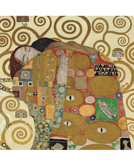 gustav klimt el abrazo fantasia cuadro impresionista Home
