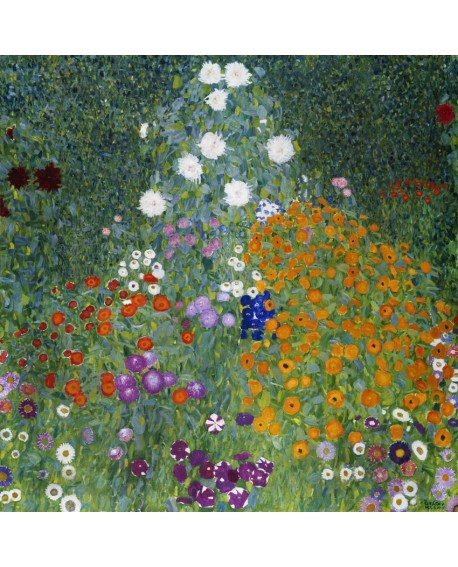 gustav klimt jardin granero cuadro paisaje impresionista Home