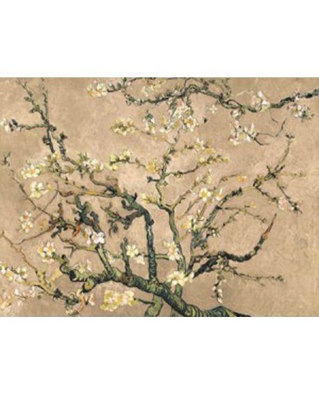 VAN GOGH EL ALMENDRO MURAL IMPRESIONISTA version beige Home