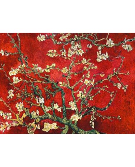 VAN GOGH EL ALMENDRO MURAL IMPRESIONISTA version ROJA Home