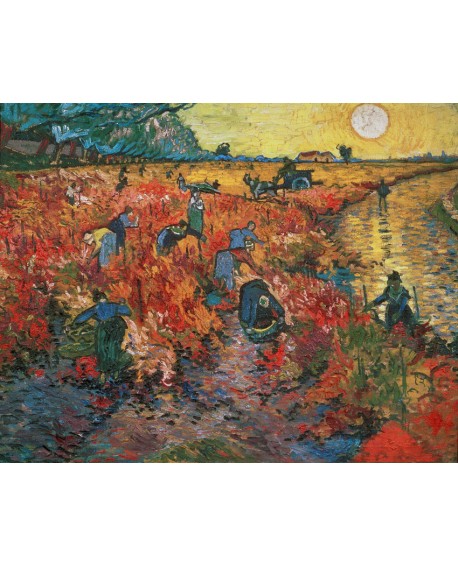 van gogh IMPRESIONISTA clasico EL VIÑEDO ROJO Home