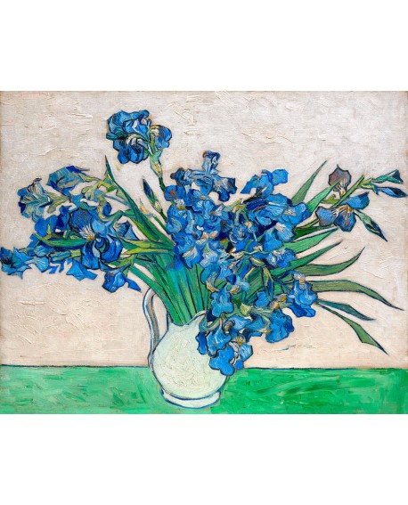 van gogh IMPRESIONISTA clasico FLORERO CON IRIS Home