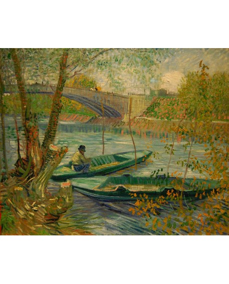 van gogh IMPRESIONISTA PESCANDO EN PRIMAVERA Home