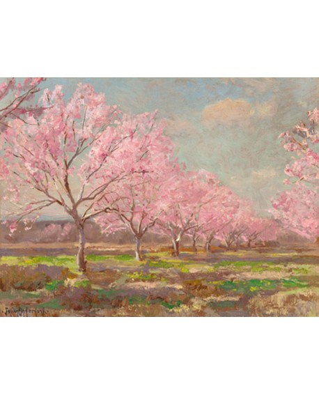 onderdonk paisaje de arboles de melocotones Home
