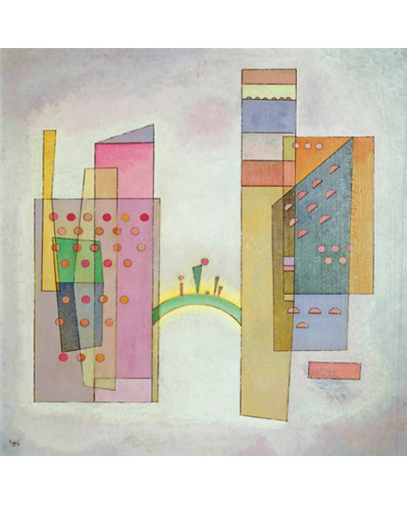 VASSILY KANDINSKY CUADRO ABSTRACTO MURAL EL PUENTE Home