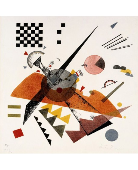 VASSILY KANDINSKY CUADRO ABSTRACTO MURAL NARANJA Home