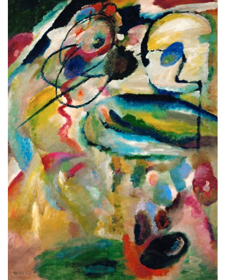 VASSILY KANDINSKY CUADRO MURAL COMPOSICION VERTICAL Home