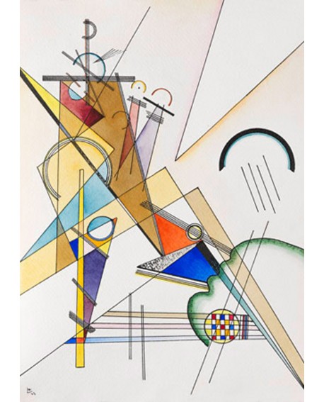 VASSILY KANDINSKY CUADRO ABSTRACTO MURAL GEWEBE VERTICAL Home