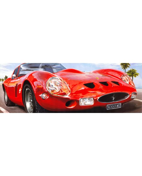 Ferrari GTO cuadro panoramico de coche deportivo rojo Cuadros Horizontales