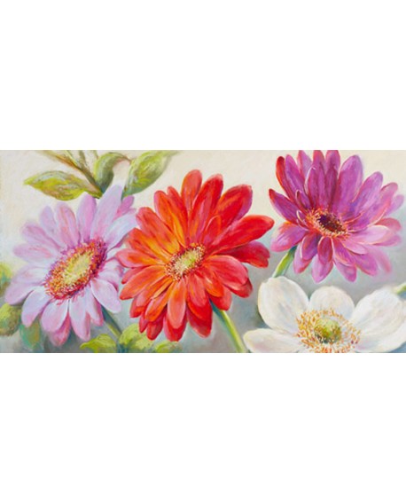 nel whatmore cuadro grande flores alegres margaritas Cuadros Horizontales