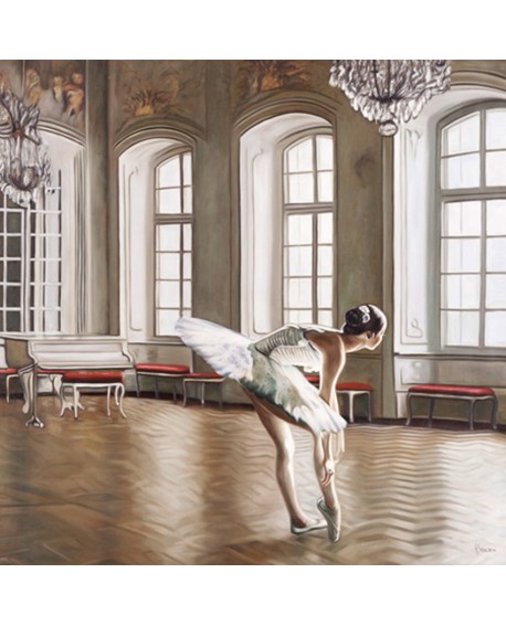 BENSON CUADRO MURAL BAILE BALLET BAILARINA SALON 4 CUADRADO Home