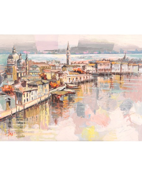 FLORIO CUADRO PANORAMICO VENEZIA PAISAJE IMPRESIONISTA Home