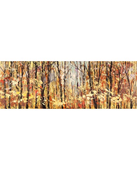 LUCAS cuadro mega panoramico mural BOSQUE OTOÑO Home