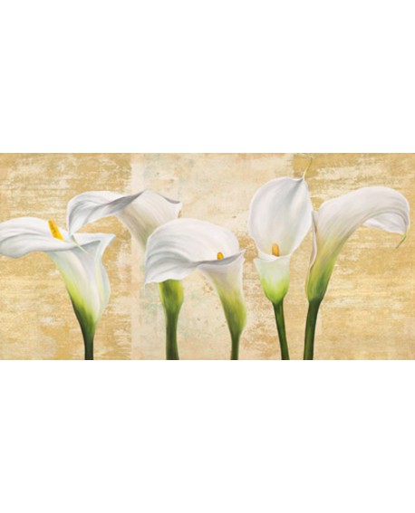jenny thomlinson cuadro mural flores calas 2 panoramico Cuadros Horizontales
