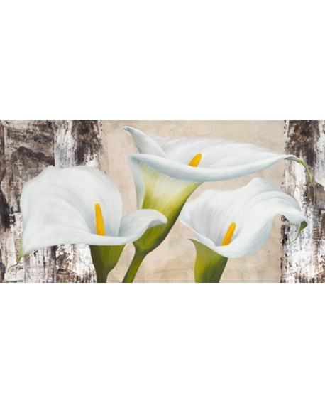 jenny thomlinson cuadro mural flores calas panoramico Cuadros Horizontales