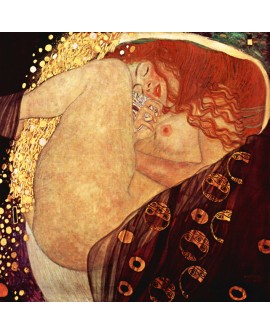Gustav Klimt - Danae - Mural impresionista cuadro reproduccion